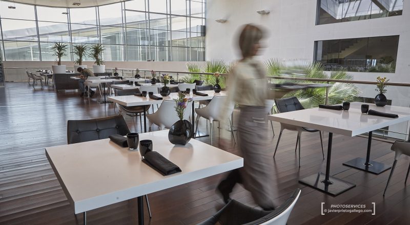 Restaurante Zarabanda. Centro Cultural Miguel Delibes. Valladolid. Castilla y León. España. © Javier Prieto Gallego