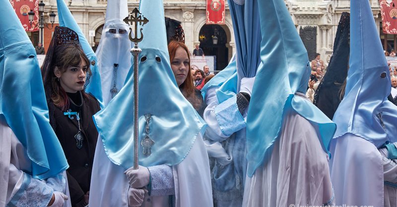 Sermón de las Siete Palabras. Plaza Mayor. Viernes Santo. Valladolid. Castilla y León. España. © Javier Prieto Gallego