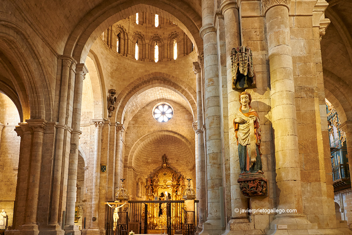 Nave principal. Interior de la Colegiata Santa María la Mayor. Toro. Castilla y León. España © Javier Prieto Gallego