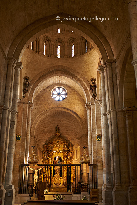 Nave principal. Interior de la Colegiata Santa María la Mayor. Toro. Castilla y León. España © Javier Prieto Gallego