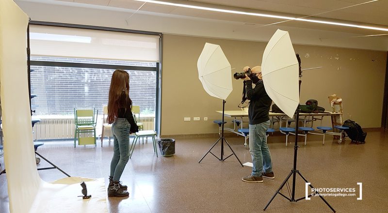 Realización de las orlas escolares del colegio María Montessori de Renedo de Esgueva. Valladolid. Photoservices / Javier Prieto Gallego