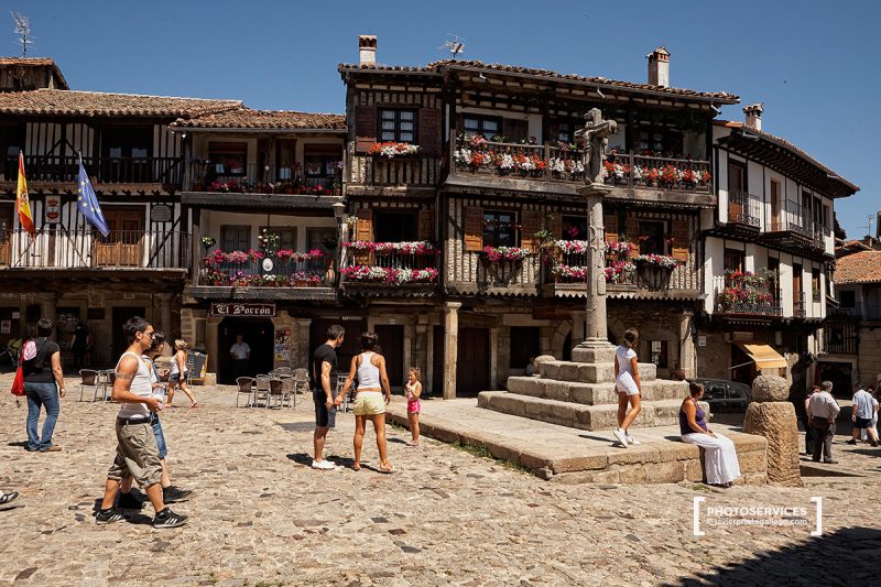 Crucero. Plaza Mayor. Localidad de La Alberca. Salamanca. Castilla y León. España. © Javier Prieto Gallego