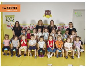 Fotografía de grupo. Escuela Infantil "La Ranita". curso 2022 / 2023. Renedo de Esgueva. Valladolid. Photoservices.