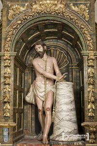 Cristo a la columna. Iglesia de El Salvador. Simancas. Valladolid. © Javier Prieto Gallego;