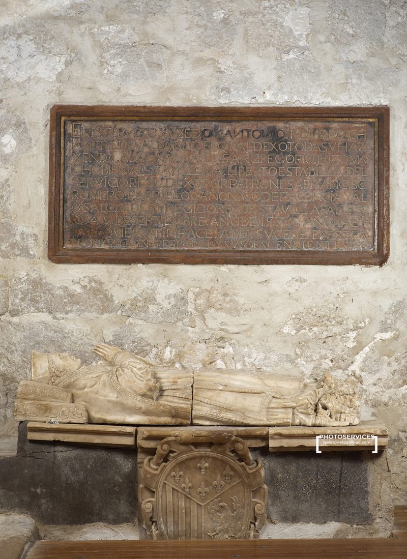 Sepulcro del Chantre don Antonio Romero. Francisco de la Maza. Traspinedo. Valladolid. © Javier Prieto Gallego;