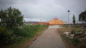 El Cirque Prin, un pequeño circo de origen francés, acampa a las afueras de Renedo de Esgueva (Valladolid)